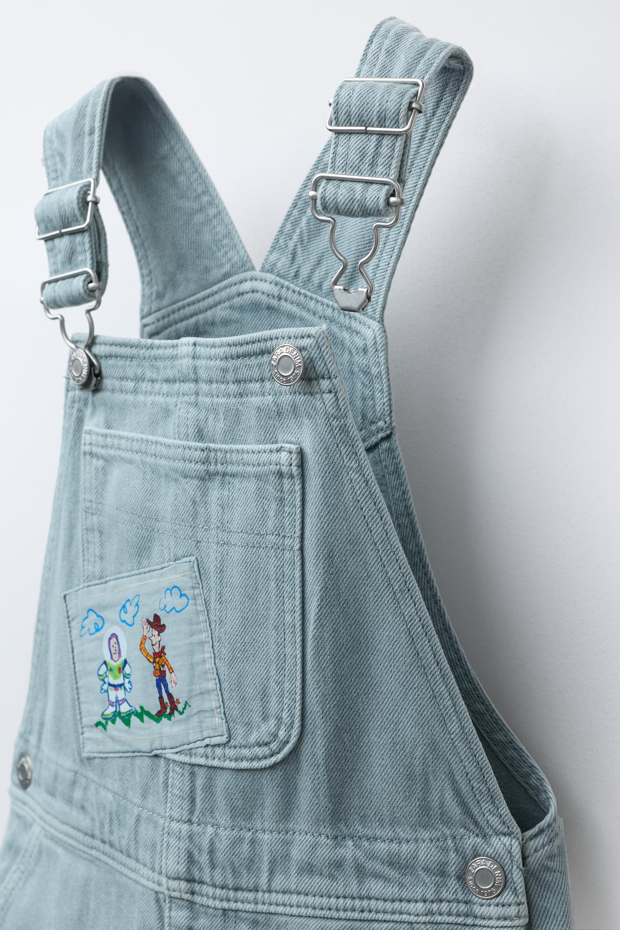 TOY STORY © DISNEY PIXAR PATCHED TWILL OVERALLS